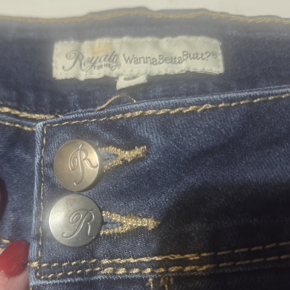 Royalty For Me NEW Wanna Betta Butt Size 16W Women's Straight Leg Jeans